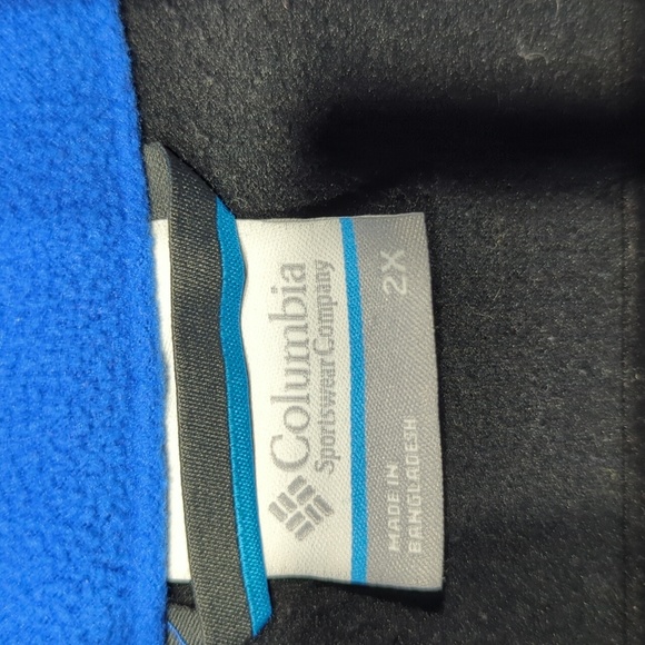 Columbia Full Zip Fleece Jacket Men's Sz. 2Xl - Picture 2 of 5